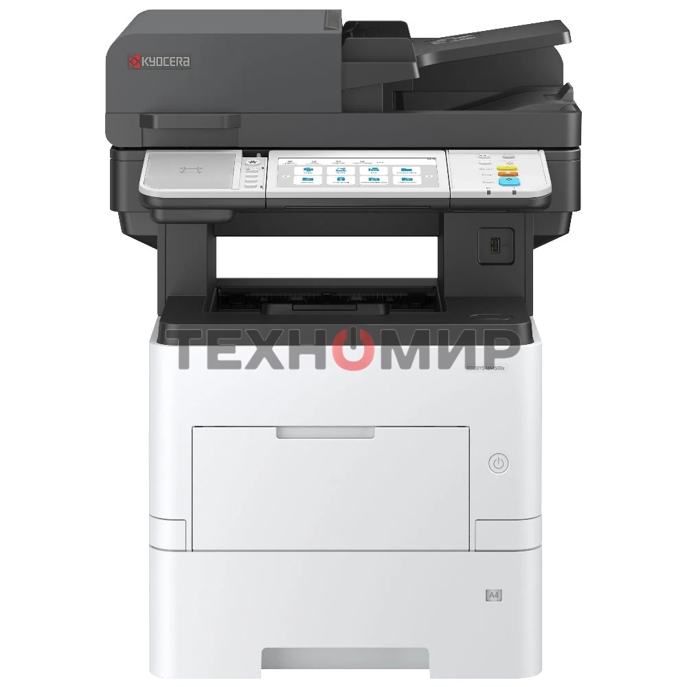 МФУ лазерное Kyocera ECOSYS MA4500ix (110C113NL0), A4, ч/б, печ. до 45 стр/мин., скан. до 60 стр/мин. (ч/б) 40 стр/мин. цвет, 1200 x 1200 dpi (печать) 600x600dpi (скан.), USB, RJ-45, Air Print, Mopria