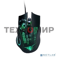 Мышь проводная Qumo Gremlin M37 черный, 3200 dpi, USB, кнопки - 6