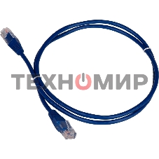 Патч-корд LANMASTER TWT UTP cat.5e, с заливными колпачками, 7.0 м, синий