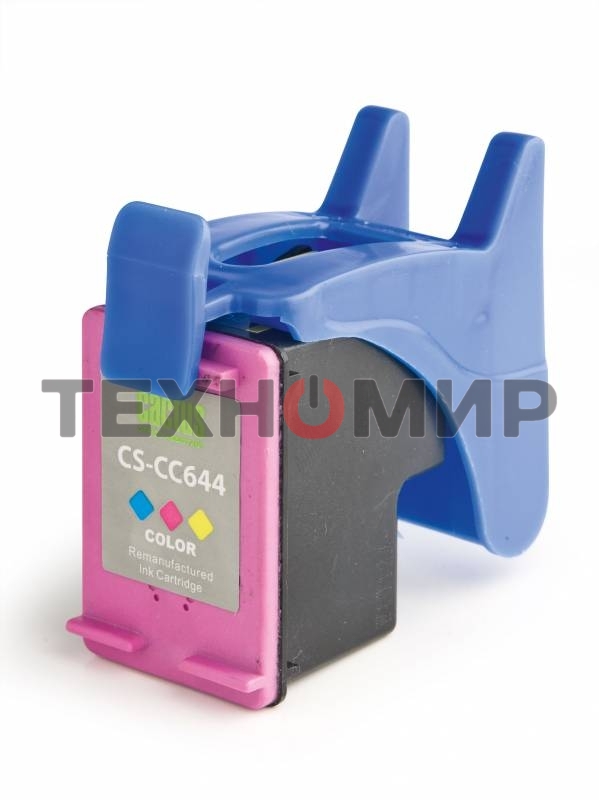 Картридж струйный Cactus CS-CC644 №121XL трехцветный (18 мл.) для HP DJ D1663/D2500/D2563/D2663/D5563/F2423/F2493/F4213/F4275/F4280/F4283/F4583/PS C4683/C4783