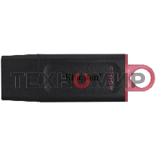 Флешка USB Kingston DataTraveler Exodia (DTX/256GB), 256Gb, USB 3.2 Gen 1, R/W 200/60, черный/розовый