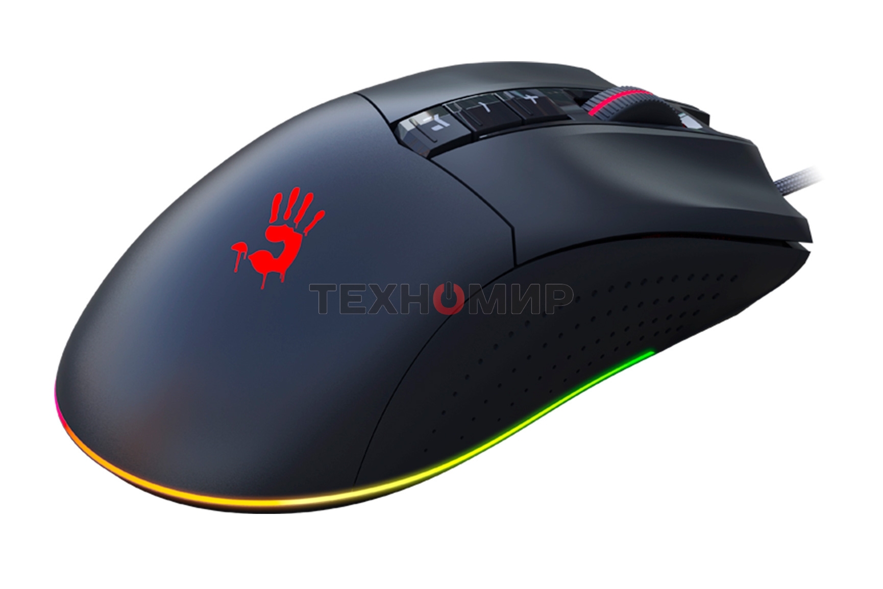 Мышь проводная A4Tech Bloody ES9 Pro черный, 16000 dpi, USB, кнопки - 8