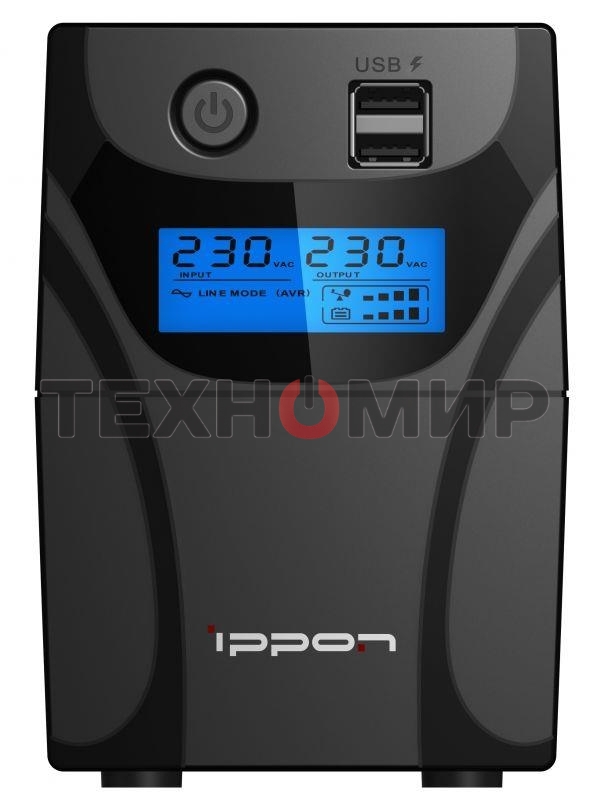Источник бесперебойного питания Ippon Back Power Pro II Euro 650 360Вт 650ВА черный