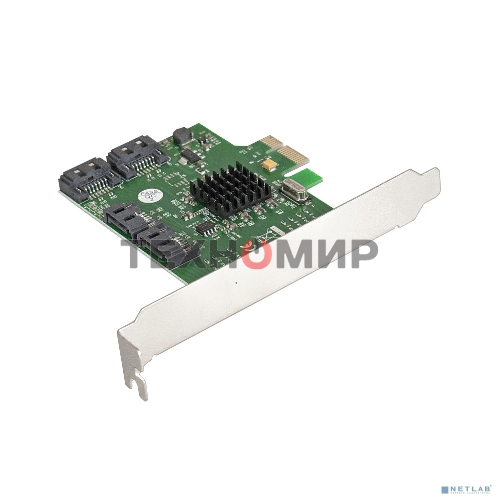 Контроллер ExeGate EXE-503 PCI-E 2.0, SATA3 6Gb/s, 4 int (OEM)