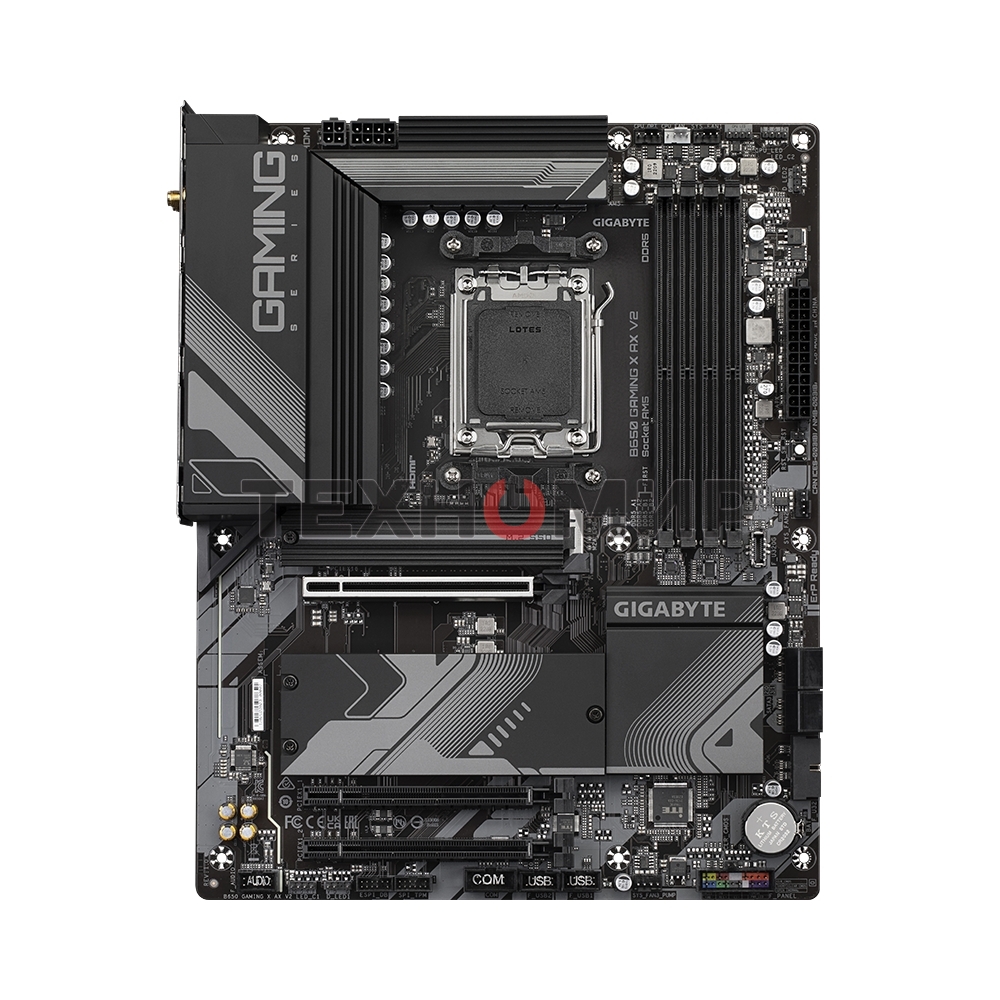 Материнская плата Gigabyte B650 GAMING X AX V2, AM5, AMD B650, 4xDDR5, 4xSATA, 3xM.2, 1xPCI-E 4.0 x16, 2xPCI-E 3.0 x1, 1xUSB-A 3.2 Gen 2, 3xUSB-A 3.2 Gen 1, 1xUSB-C 3.2 Gen 2, 1x 2.5Gb LAN, 3x3.5 мм, 7.1, ATX