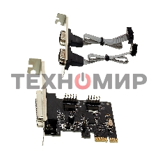 Контроллер ExeGate EXE-303 PCI-E, 2*COM port + 1*LPT (OEM) EX281226RUS
