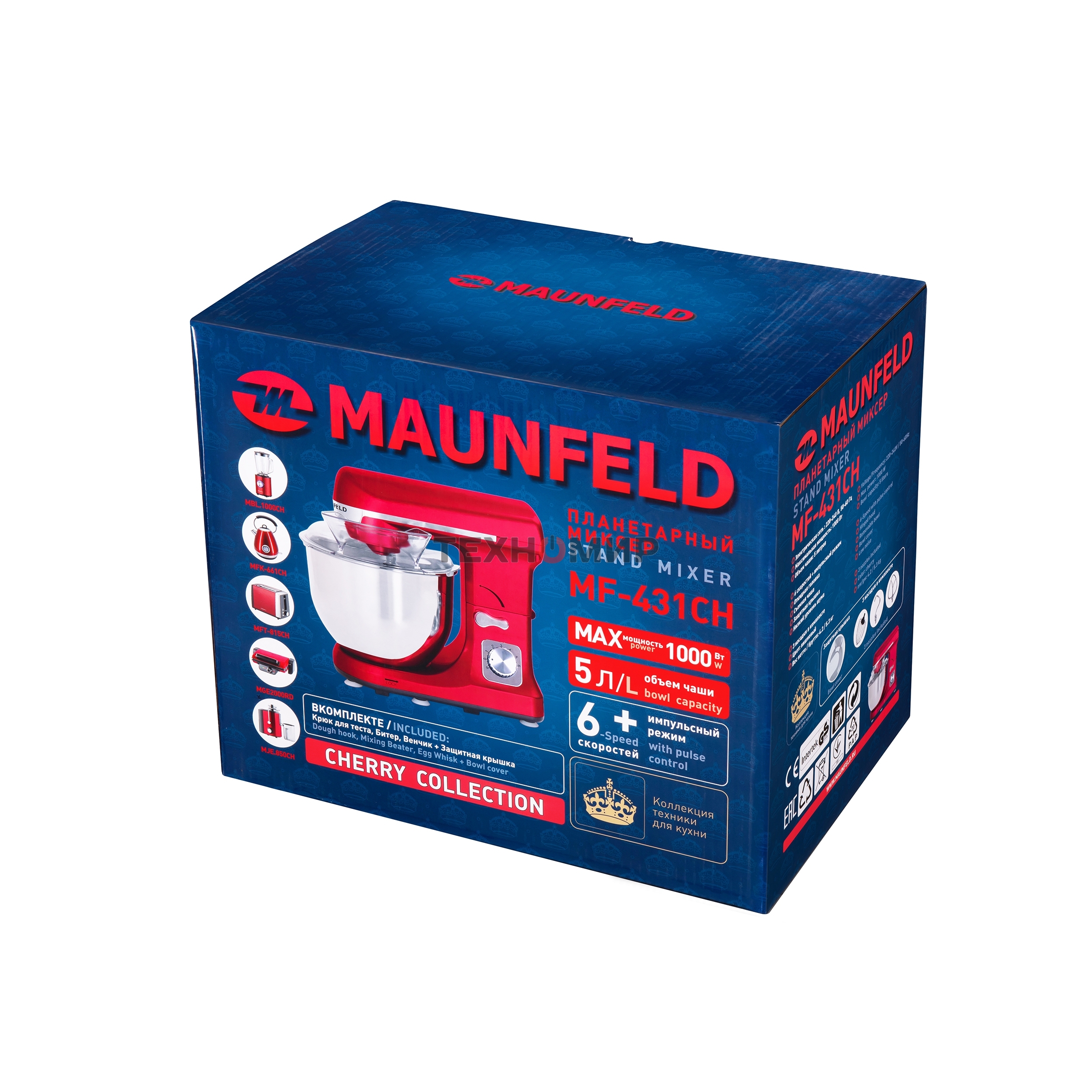 Миксер планетарный Maunfeld MF-431CH