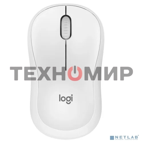 Мышь беспроводная Logitech M240 SILENT белый, 4000 dpi, Bluetooth, кнопки - 3