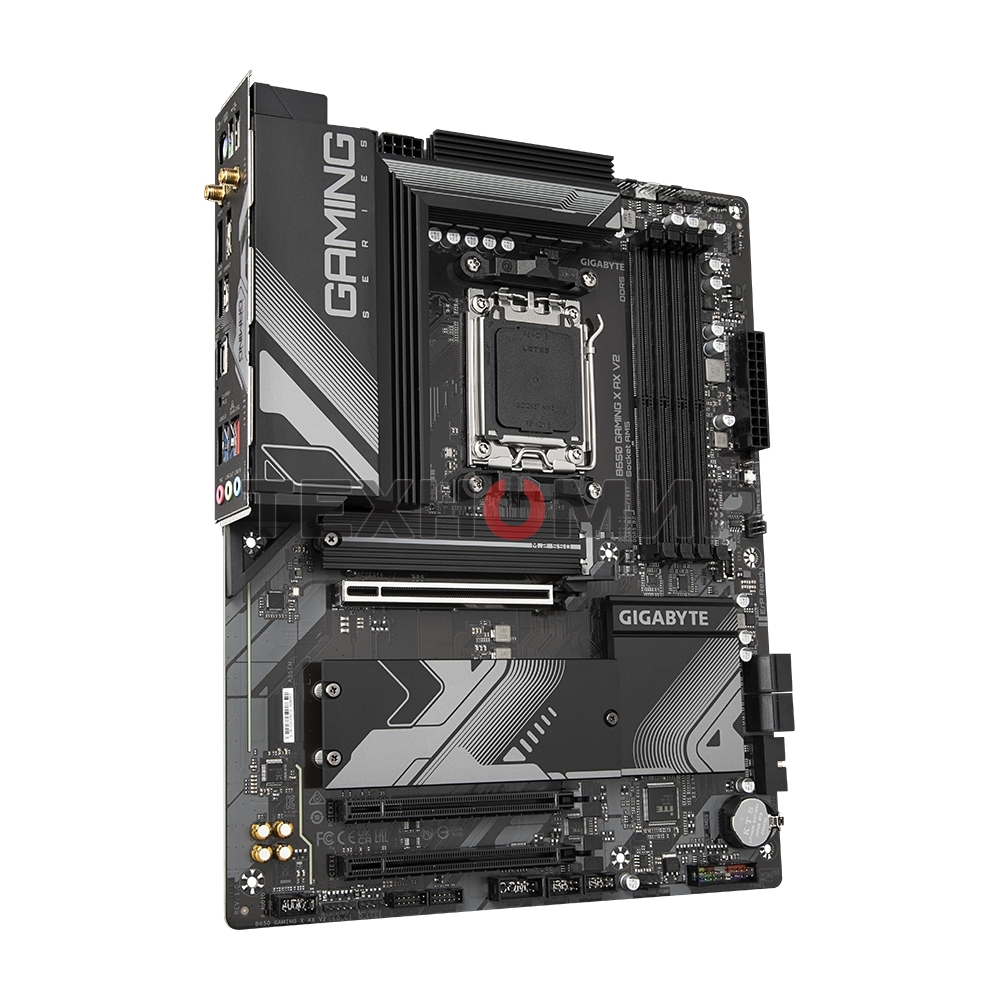 Материнская плата Gigabyte B650 GAMING X AX V2, AM5, AMD B650, 4xDDR5, 4xSATA, 3xM.2, 1xPCI-E 4.0 x16, 2xPCI-E 3.0 x1, 1xUSB-A 3.2 Gen 2, 3xUSB-A 3.2 Gen 1, 1xUSB-C 3.2 Gen 2, 1x 2.5Gb LAN, 3x3.5 мм, 7.1, ATX