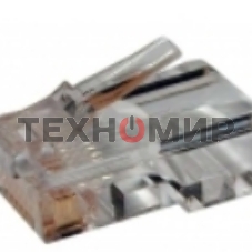 Коннектор RJ12 LANMASTER д/кабеля 6-ти контактный, 100 шт.