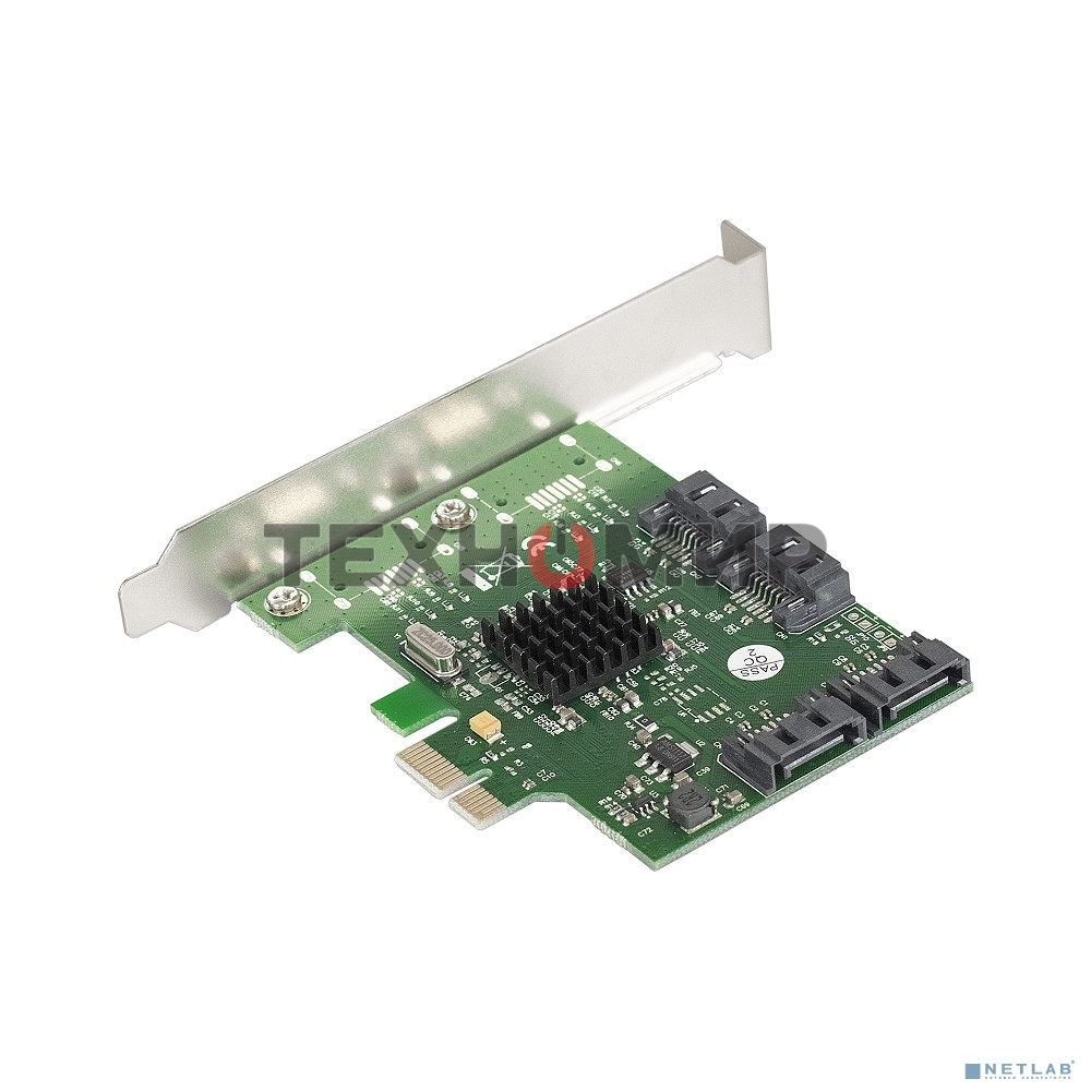 Контроллер ExeGate EXE-503 PCI-E 2.0, SATA3 6Gb/s, 4 int (OEM)