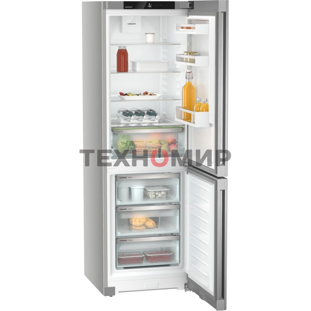 Холодильник Liebherr CNSFD 5203-22 001 серебристый двухкамерный 225/94 л морозилка снизу, No Frost