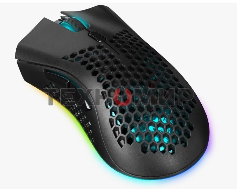 Мышь беспроводная Defender Warlock GM-709L черный, 2400 dpi, радиоканал, USB, кнопки - 8