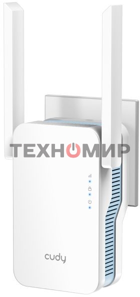 Повторитель беспроводного сигнала Cudy RE1200 AC1200 10/100BASE-TX/Wi-Fi белый