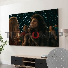 Экран Cinema S'OK SCPSFR-298x168PG Pro 135'' 16:9 настенный, постоянного натяжения, акустическое плотно Perforated Gray, черная рамка 1 см