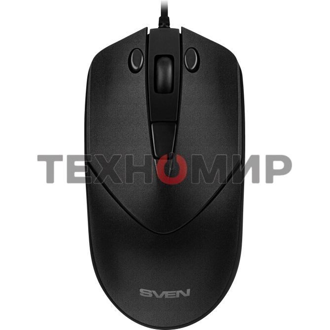 Мышь проводная SVEN RX-100 черный, 4000 dpi, USB, кнопки - 6