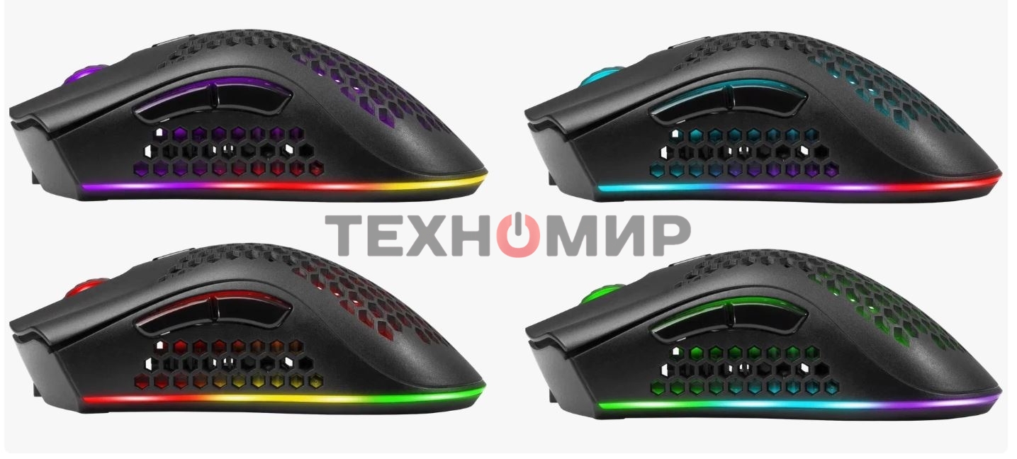 Мышь беспроводная Defender Warlock GM-709L черный, 2400 dpi, радиоканал, USB, кнопки - 8