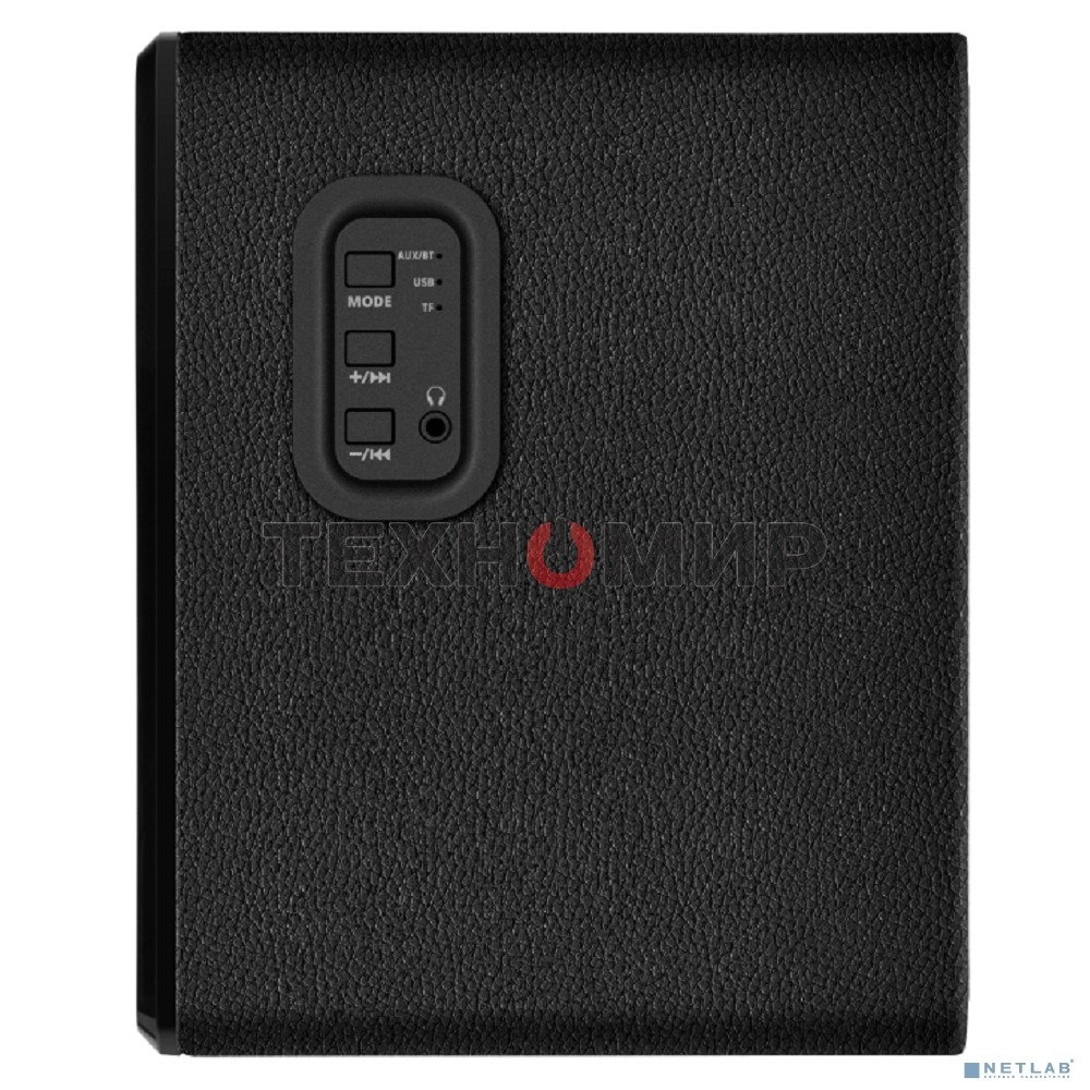 Акустическая система SVEN SPS-730 2.0 черные (2x25Вт, экокожа, USB/SD, пульт ДУ, Bluetooth)