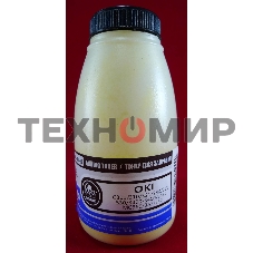 Тонер OKI C301/C321/C310/C330/C331/C510/C511/C530/C531/C3300/C3400/C3450/C3520/C3530/C3600/C5600/C5700/MC350/MC351/MC352/MC360/MC361/MC362/MC561/MC562 Yellow (фл., 50г) B&W Premium (Tomoegawa) - фас.России