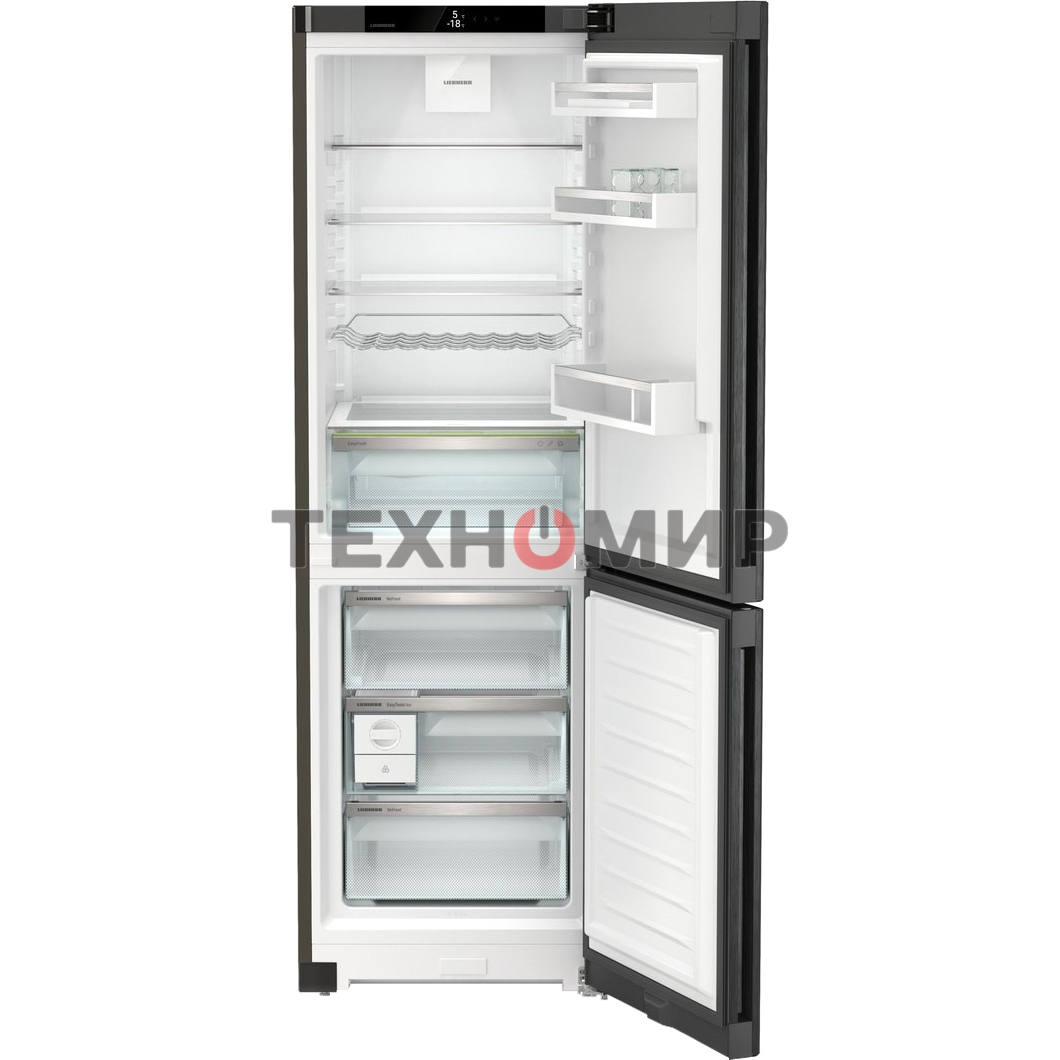 Холодильник Liebherr CNBDB 5223-22 001 черная нержавеющая сталь двухкамерный 225/94л морозилка снизу, No Frost