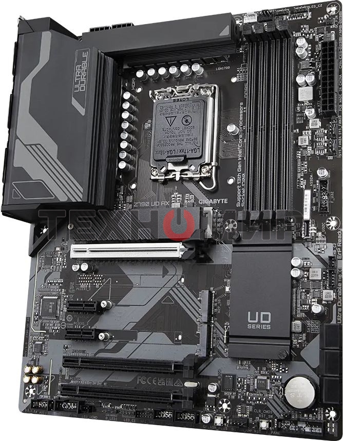 Материнская плата Gigabyte Z790 UD AX (V1.1/V1.2), LGA 1700, Intel Z790, 4xDDR5, 6xSATA, 3xM.2, 1xPCIe 5.0 x16, 1xPCIe 4.0 x4, 1xPCIe 3.0 x1, 1xHDMI, 1xDP, 1x 2.5Gb LAN, 4xUSB-A 2.0, 4xUSB-A 3.2 Gen 1, 1xUSB-A 3.2 Gen 2, 1xUSB-C 3.2 Gen 2x2, 7.1, ATX
