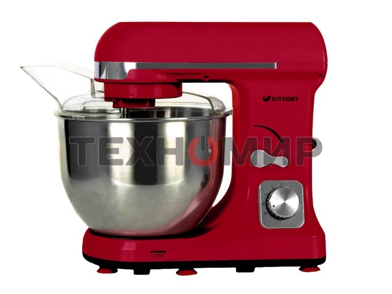 Миксер стационарный Kitfort КТ-1324-1 1000 Вт, красный