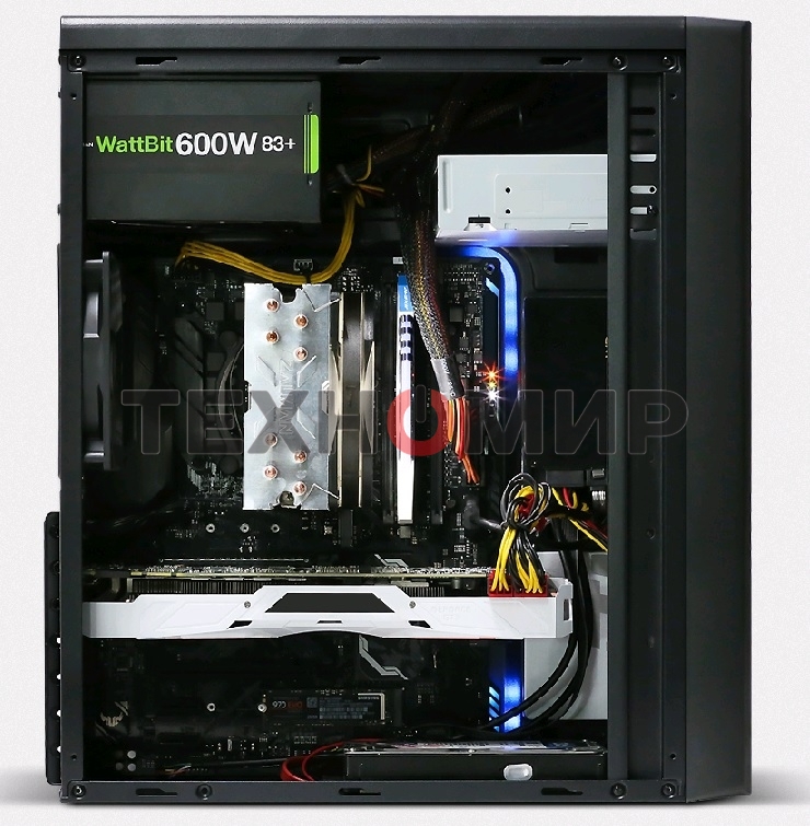 Компьютерный корпус Zalman ZM-T6 черный без БП ATX 1xUSB 2.0 1xUSB 3.0 audio bott PSU