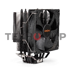 Кулер для процессора ExeGate Dark Magic EXX400-PWM серебристый, 120 мм, алюминий/медь, 2100 об/мин, 24 дБ, 4 pin, 140 Вт, 155 мм