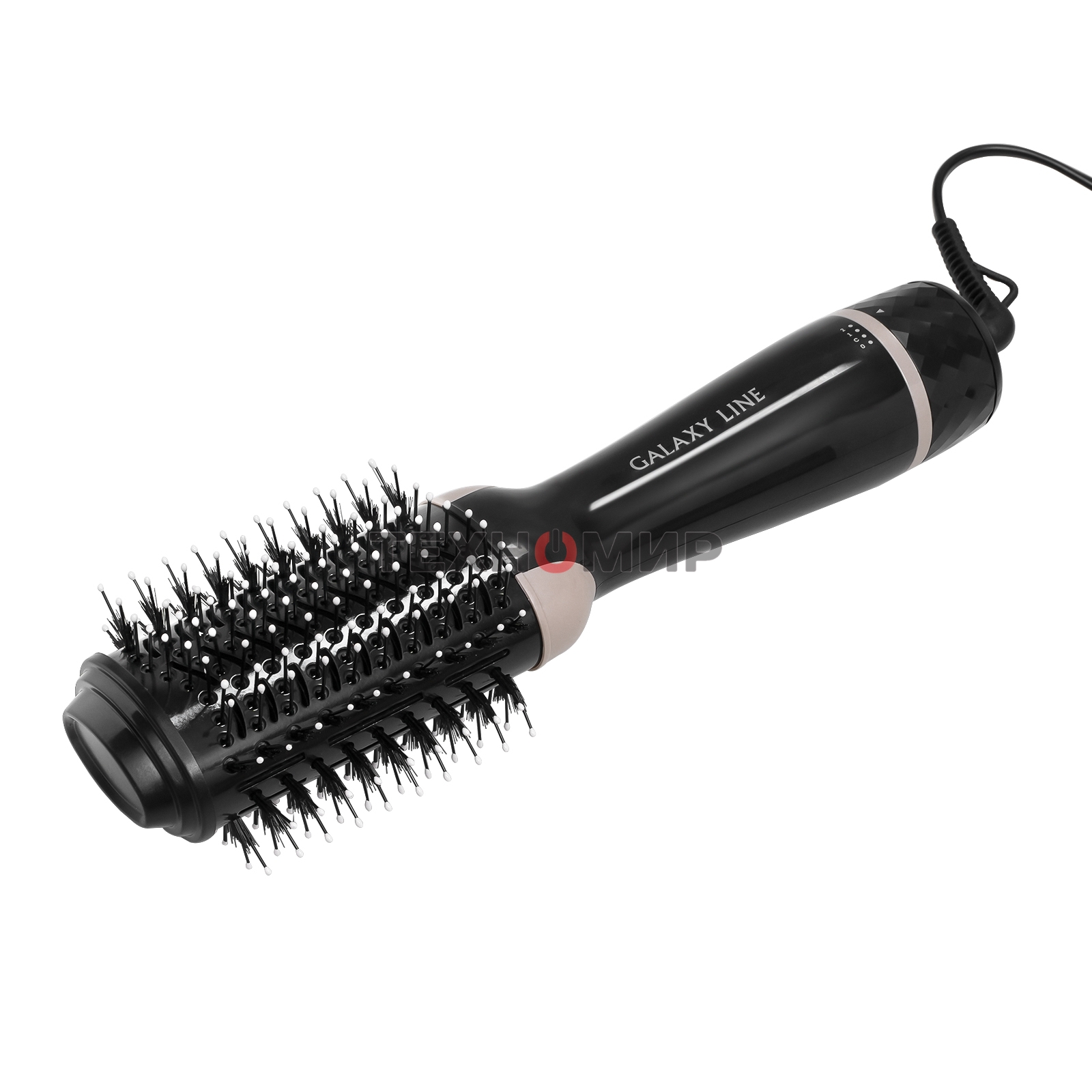 Фен-расческа Galaxy Line GL 4407 черный, 1200 Вт