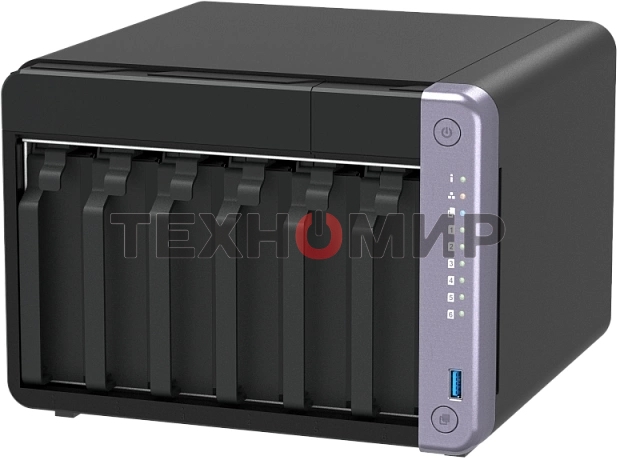 Сетевое хранилище NAS Qnap TS-632X-4G 6-bay настольный Alpine AL-524