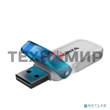 Флешка USB ADATA UV240 (AUV240-64G-RWH), 64Gb, USB 2.0, R/W 15/5, белый/синий