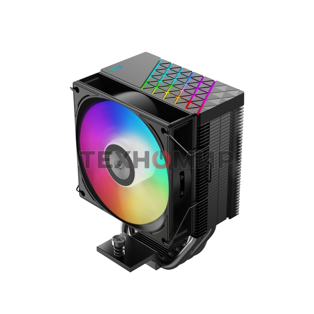 Кулер PCCooler R400 ARGb черный 92мм алюминий+медь 2200r m 30db 4-pin 180W 133мм