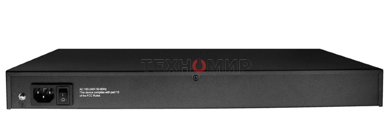 Коммутатор Osnovo SW-64822(700W) 48 портовый PoE коммутатор, 48*10/100 Base-T PoE, 2*GE Combo Uplink, PoE на порт до 30W, суммарная мощность PoE до 700W