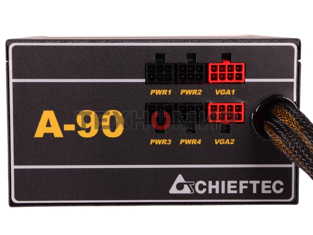 Блок питания Chieftec A-90 GDP-650C RTL, 650Вт, 140мм, модульный, черный