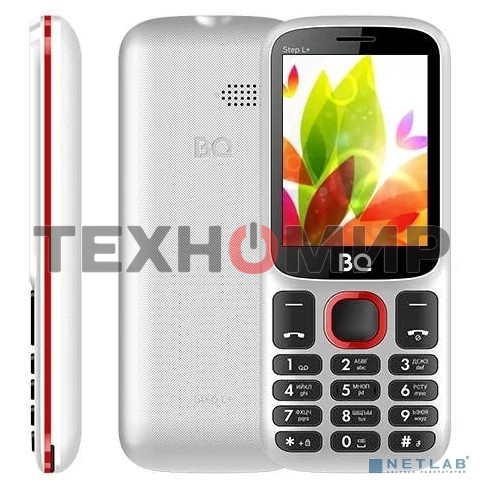 Мобильный телефон BQ 2440 Step L+ белый/красный