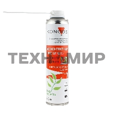Очиститель - спрей: KAD-400-А Сжатый воздух для продувки пыли Konoos с антибактериальным компонентом, 400 мл