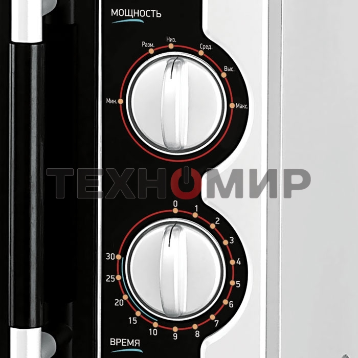 Микроволновая печь BBK 23MWS-928M/W/RU белый, 23 л, 900 Вт, переключатели - поворотный механизм