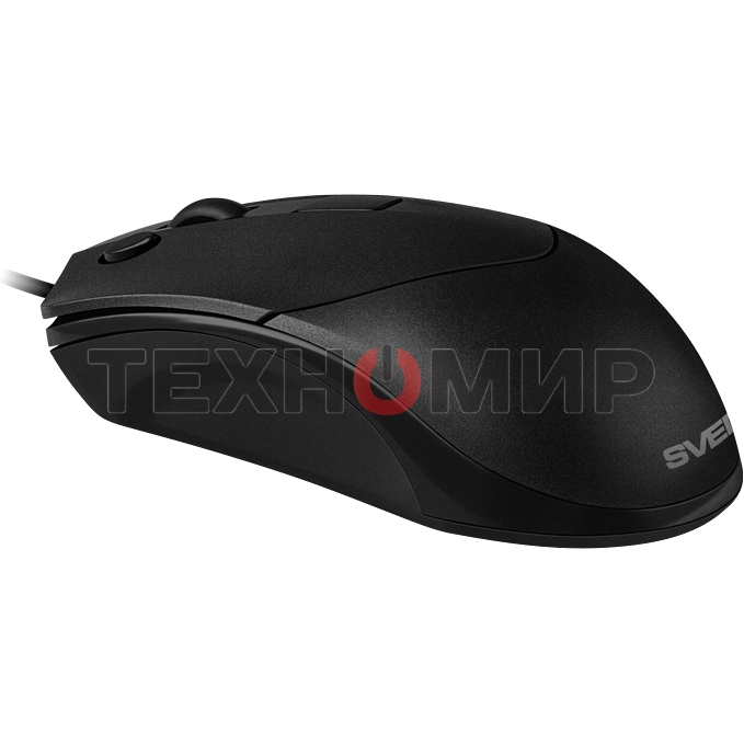 Мышь проводная SVEN RX-100 черный, 4000 dpi, USB, кнопки - 6