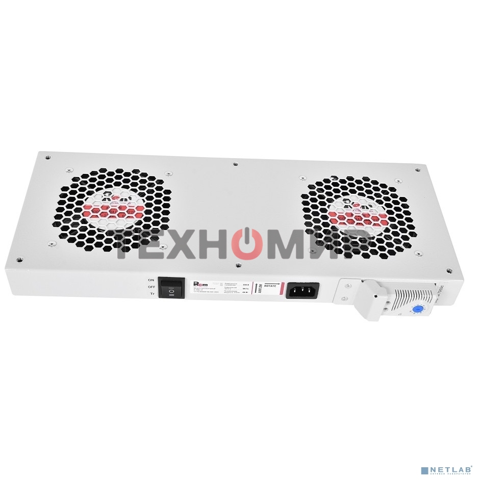 Модуль вентиляторный, ЦМО R-FAN-2T, 2 вентилятора с терморегулятором