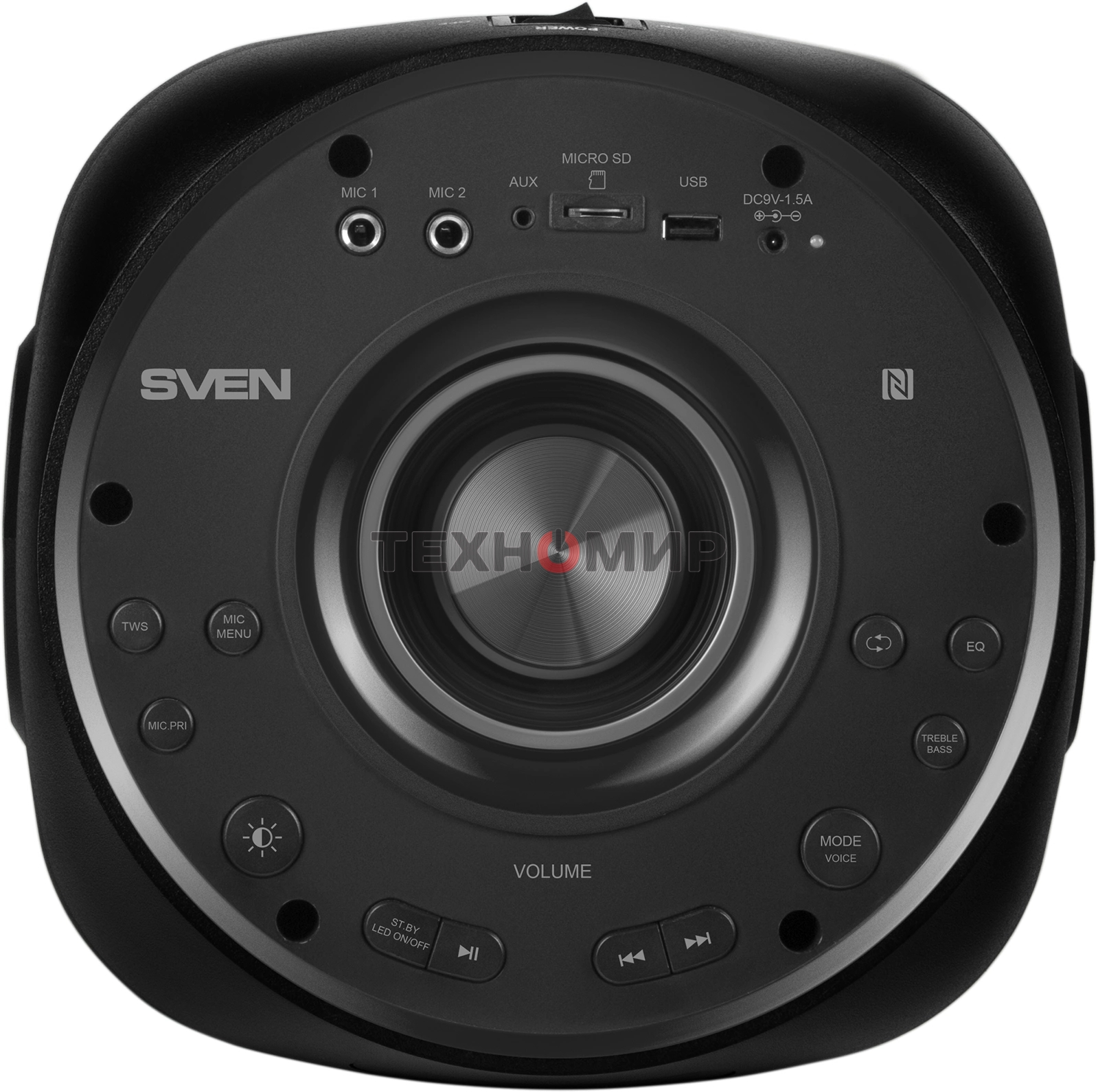 Мобильные колонки Sven PS-770 2.0 черный 2x50W Bluetooth