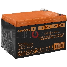 Батарея для ИБП ExeGate HR 12-12 (12V 12Ah 1251W), клеммы F2