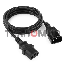 Кабель питания сист.блок-монитор Gembird 1.8м, VDE(0.75мм), черный, с зазем., пакет