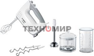 Миксер ручной Bosch MFQ36480 450Вт белый/серый