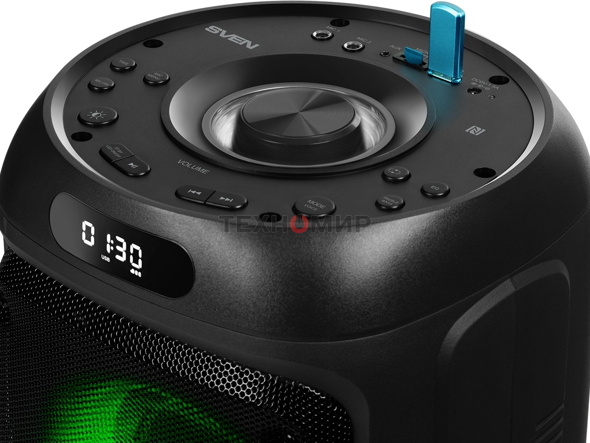 Мобильные колонки Sven PS-770 2.0 черный 2x50W Bluetooth