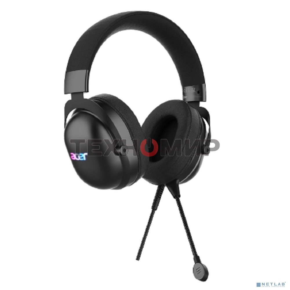 Гарнитура проводная с микрофоном Acer AHW122 черный 2.1м мониторные USB оголовье (ZL.HDSCC.01U)