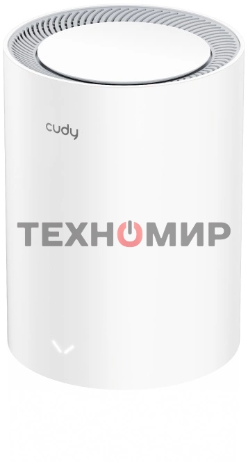 Бесшовный Mesh роутер Cudy M3000(1-PACK) AX3000 10/100/1000/2500BASE-T, белый