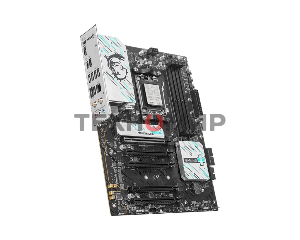 Материнская плата MSI B840 GAMING PLUS, Socket AM5, AMD B840, 4xDDR5, 4xSATA, 2xM.2, 1xPCI-E 4.0 x16, 1xPCI-E 3.0 x4, 3xPCI-E 3.0 x1, 1xHDMI, 1x 2.5Gb LAN, 4xUSB-A 2.0, 2xUSB-A 5Gbps, 1xUSB-C 5Gbps, 1xUSB-A 10Gbps, 1xUSB-C 10Gbps, 3x3.5 мм, 7.1, ATX