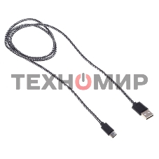 Кабель Buro Braided USB A(m)-USB Type-C (m) 1м (BHP RET TYPEC1)