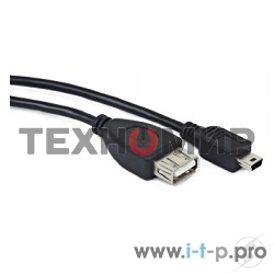 Кабель Gembird/Cablexpert AF/Mini-BM, 0.15м, пакет