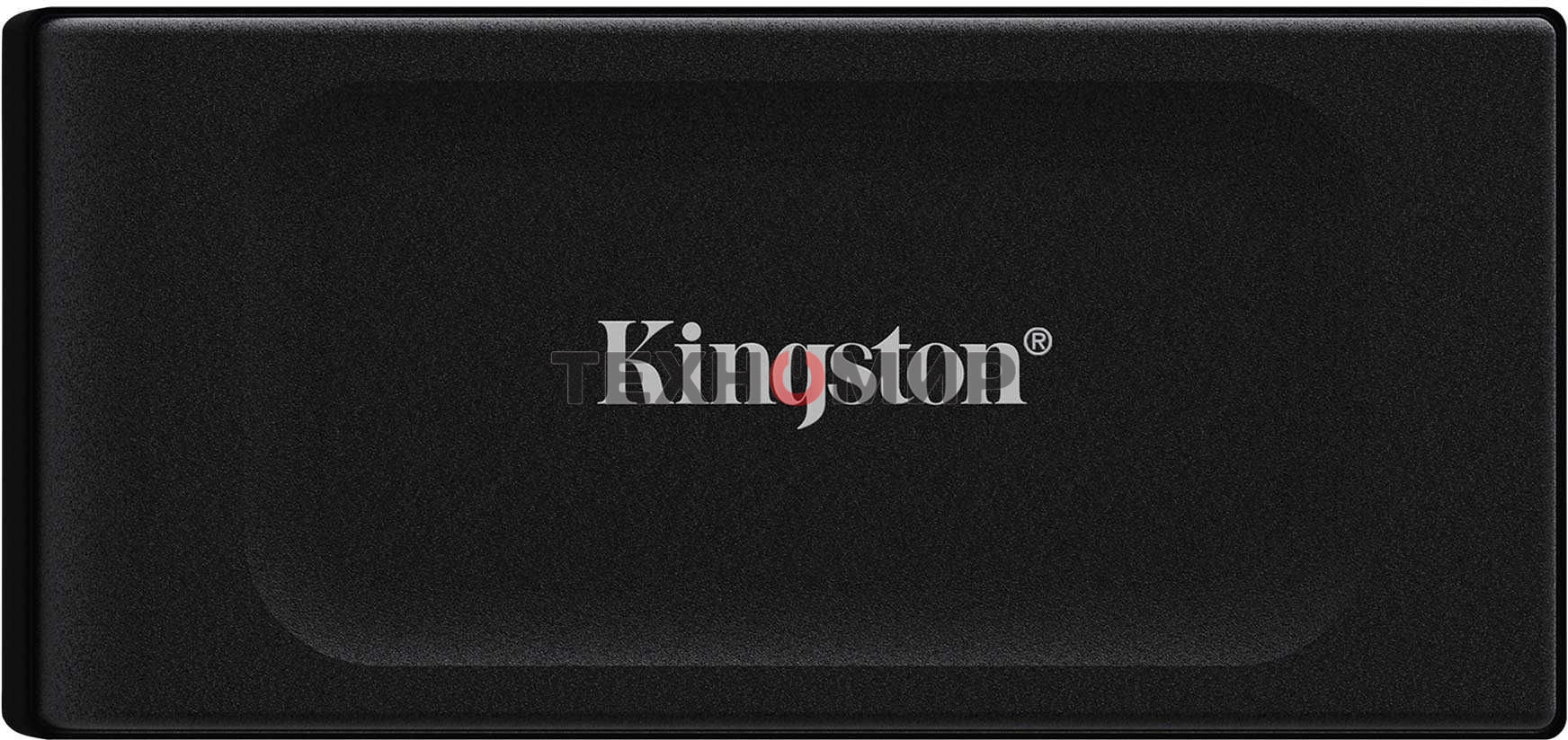 Внешний SSD Kingston XS1000, 1Tb, USB Type-C 3.1, R/W 1050 МБ/с/ 1000 МБ/с черный